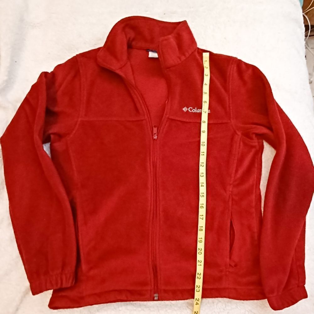Columbia Red Full Zip Jacket. Size S - Picture 7 of 8